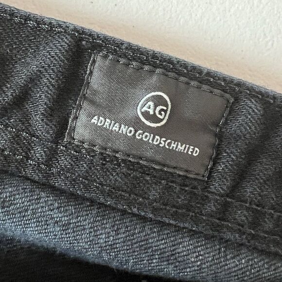 AG Adriano Goldschmied Jeans Mens 36x34 Black The Matchbox Slim Straight Leg - Picture 4 of 12